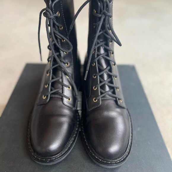 NICHOLAS KIRKWOOD CASATI EMBELLISHED LEATHER ANKLE BOOTS - Picture 4 of 15